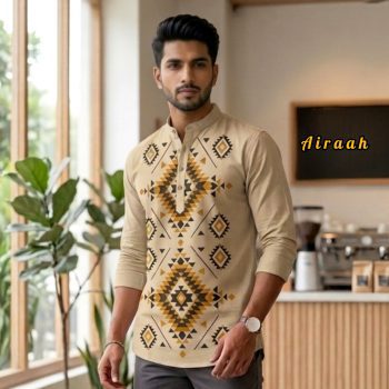 Premium Quality Cotton Katuwa Print 02 ( Beige print )